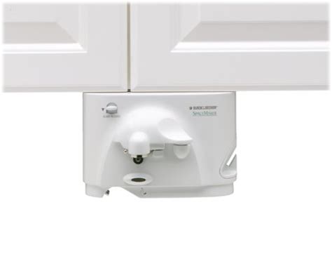 under cabinet stainless steel can opener|under counter mounted can openers.